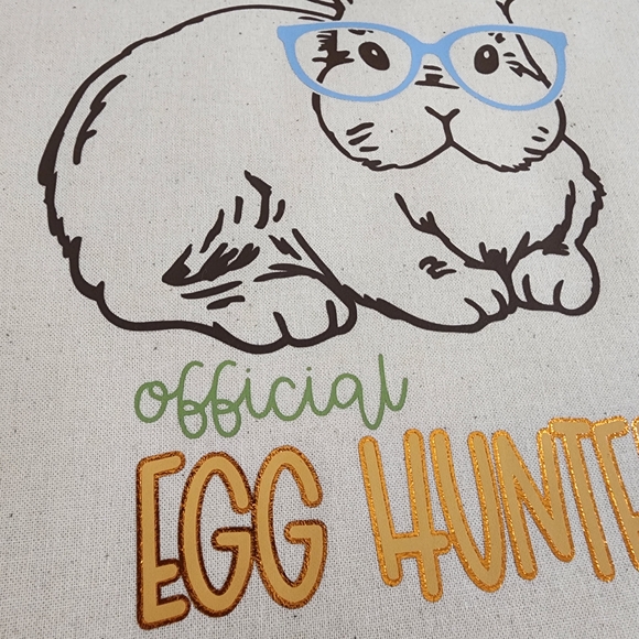 Handmade Other - Official Egg Hunter Kids Tote Bag - Easter Basket